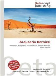 Araucaria Bernieri,6136391996,9786136391991