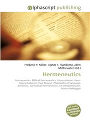 Hermeneutics,6130069219,9786130069216