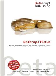 Bothrops Pictus,6135167170,9786135167177