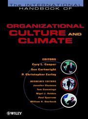 The International Handbook of Organizational Culture and Climate 1st Edition,0471491268,9780471491262