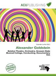 Alexander Goldstein,6200110867,9786200110862