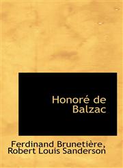 Honore de Balzac,1116967103,9781116967104