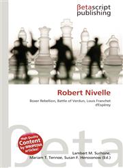 Robert Nivelle,6133458305,9786133458307