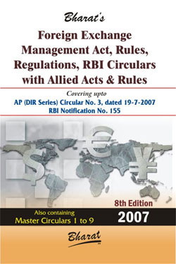 Bharat's Foreign Exchange Management Act, Rules, Regulations, RBI Circulars with Allied Acts & Rules 8th Edition,8177334174,9788177334173