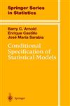 Conditional Specification of Statistical Models,0387987614,9780387987613