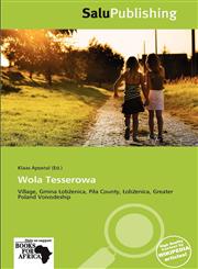 Wola Tesserowa,6137833062,9786137833063
