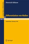 Differentiation Von Massen,3540042350,9783540042358