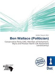 Ben Wallace (Politician),6138303865,9786138303862