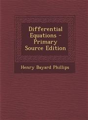 Differential Equations - Primary Source Edition,1295693887,9781295693887