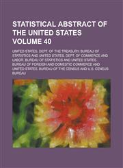 Statistical Abstract of the United States Volume 40,1231796332,9781231796337