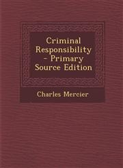 Criminal Responsibility,1289562202,9781289562205