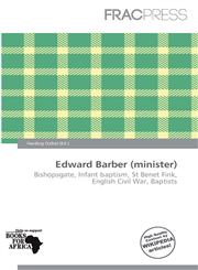 Edward Barber (minister),6201164812,9786201164819