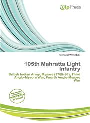 105th Mahratta Light Infantry,6200527210,9786200527219