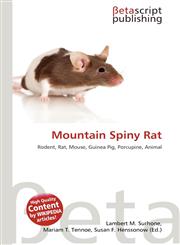 Mountain Spiny Rat,6135436074,9786135436075