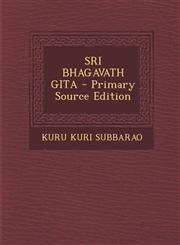 Sri Bhagavath Gita - Primary Source Edition,1294456318,9781294456315