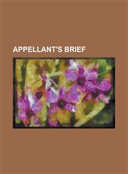 Appellant's Brief,1234194120,9781234194123