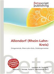 Allendorf (Rhein-Lahn-Kreis),6135108573,9786135108576