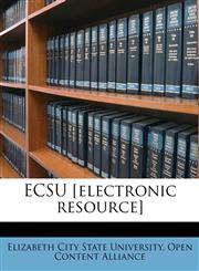 ECSU [electronic resource],1245804553,9781245804554