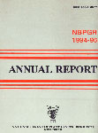 Annual Report - 1994-95 : National Bureau of Plant Genetic Resources