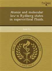 Atomic and molecular low-n Rydberg states in supercritical fluids.,1243642203,9781243642202