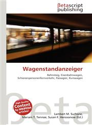 Wagenstandanzeiger,6134771864,9786134771863