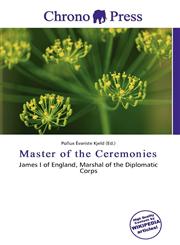 Master of the Ceremonies,6136553309,9786136553306