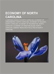Economy of North Carolina Companies based in North Carolina, Economy of Greensboro, North Carolina, Economy of Raleigh, North Carolina,1156448158,9781156448151