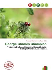 George Charles Champion,6135707655,9786135707656
