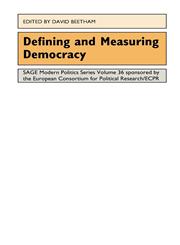 Defining and Measuring Democracy,0803977891,9780803977891