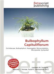 Bulbophyllum Capituliflorum,6136170841,9786136170848