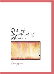 State of Department of Education,1117798054,9781117798059