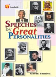 Speeches By Great Personalities,8172454244,9788172454241