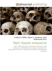 Deir Yassin massacre,6130079044,9786130079048