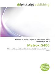 Matrox G400,6135511998,9786135511994