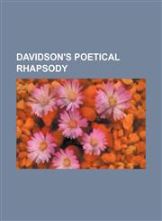 Davidson's Poetical Rhapsody,1150941928,9781150941924