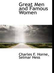 Great Men and Famous Women,1140237837,9781140237839