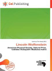 Lincoln Wolfenstein,6137425436,9786137425435
