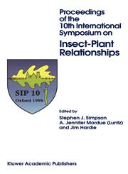 Proceedings of the 10th International Symposium on Insect-Plant Relationships,0792357736,9780792357735