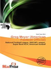 Greg Meyer (American Football Official),6139793599,9786139793594