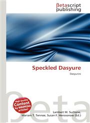 Speckled Dasyure,6136457318,9786136457314