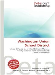Washington Union School District,6134475777,9786134475778