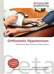 Orthostatic Hypotension,613644447X,9786136444475