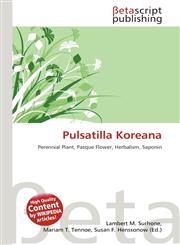 Pulsatilla Koreana,613484490X,9786134844901