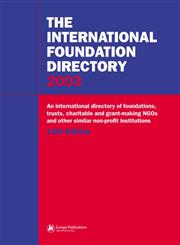 The International Foundation Directory 2002 (International Foundations Directory),1857431278,9781857431278