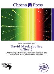 David Mack (police officer),6138198816,9786138198819