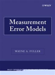 Measurement Error Models,0470095717,9780470095713