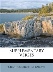 Supplementary Verses,1173632433,9781173632434