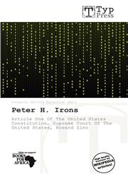 Peter H. Irons,6139273358,9786139273355