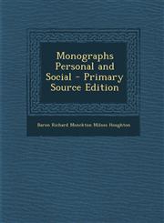 Monographs Personal and Social - Primary Source Edition,1293416770,9781293416778