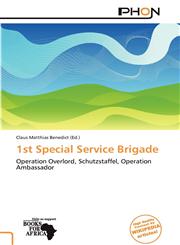 1st Special Service Brigade,6135651005,9786135651003